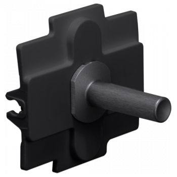 toggle pour 1 fonction interrupteur simple alu black (224)