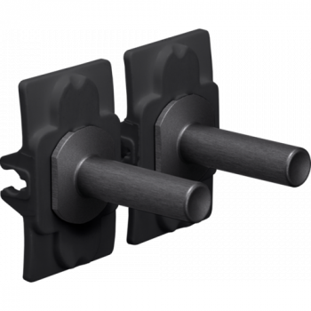 NIKO toggle set voor 1 tweevoudige schakelfunctie alu black (224)