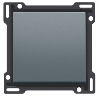 niko afwerkingsset voor enkelvoudige schakelaar of drukknop blue grey coated (220)