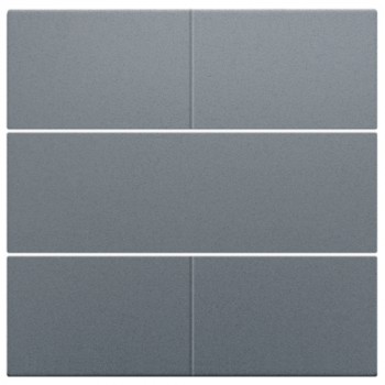 niko afwerkingsset voor 4 voudige potentiaalvrije drukknop 24v blue grey coated (220)