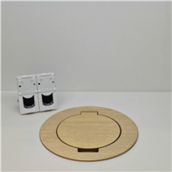 ROUND TAIL arpi prise de sol ip66 2 x rj45 cat 6 couvercle à charnière (06)