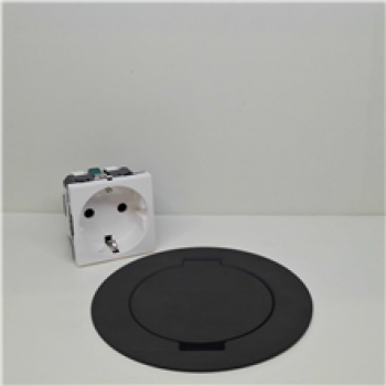 ROUND TAIL arpi vloerstopcontact ip64 2 polig met randaarding (schuko) en klapdeksel (18)