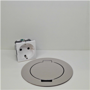 ROUND TAIL arpi vloerstopcontact ip64 2 polig met randaarding (schuko) en klapdeksel (22)