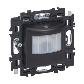 LEGRAND valena detector 2 draads 100v led zonder nulleider zonder manuele in en uitschakelmogelijkheid (zwart)