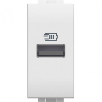 BTICINO living light usb contactdoos type a 15w 1 module wit