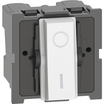 BTICINO living now tweepolige schakelaar 32a 2 modules wit