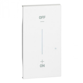 BTICINO living now with netatmo touche pour variateur 2 modules blanc