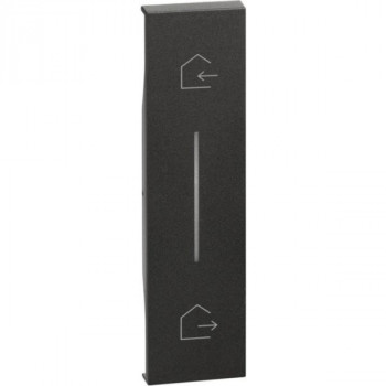 BTICINO living now with netatmo touche départ /arrivée 1 module noir