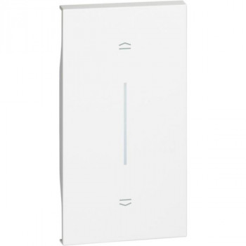 BTICINO living now toets rolluikbediening 2 modules wit