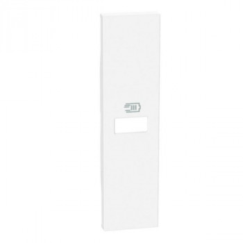 BTICINO living now enjoliveur pour prise usb simple 1 module blanc