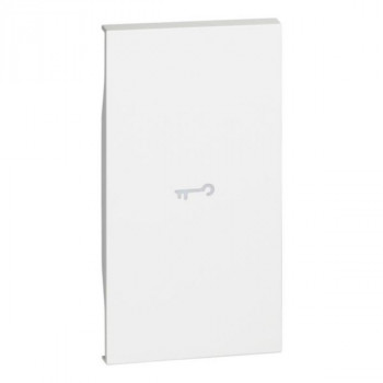 BTICINO living now touche avec symbole clé 2 modules blanc