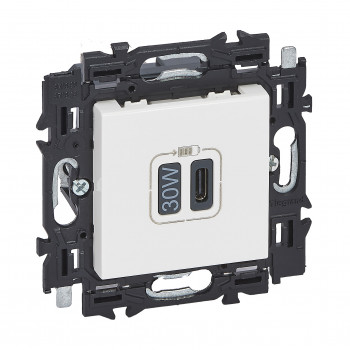 LEGRAND valena chargeur usb type c - charge rapide jusque 30w blanc LEGRAND valena chargeur usb type c - charge rapide jusque 30w blanc