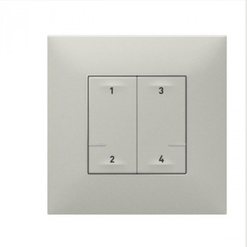 LEGRAND valena nwn scenariobediening 4 drukknoppen draadloos 2 modules alu