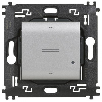 BTICINO living light with netatmo draadloze rolluikbediening 2 modules alu BTICINO living light with netatmo draadloze rolluikbediening 2 modules alu