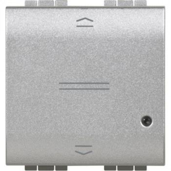 BTICINO living light commande volets roulants 2 modules alu