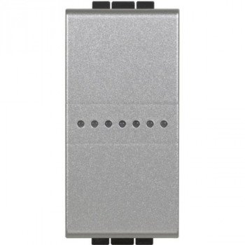 living light with netatmo interrupteur-variateur 150w avec neutre 1 module alu