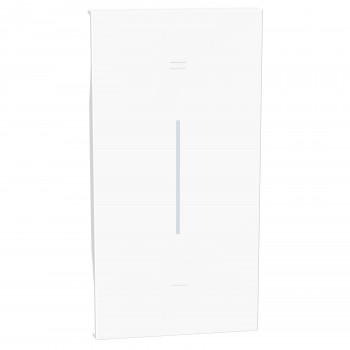 living now touche pour dimmer 2 modules blanc k4419m2