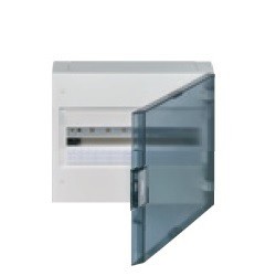 HAGER coffret 1 rangée 18 modules porte transparente HAGER coffret 1 rangée 18 modules porte transparente