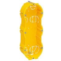 batik inbouwdoos holle wanden 3 mechanismen verticaal diepte 50mm met tussenschot schroefbevestiging