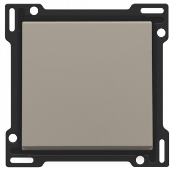 NIKO niko afwerkingsset voor enkelvoudige schakelaar - drukknop bronze coated (123)