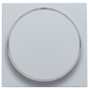 niko afwerkingsset met doorschijnende ring zonder lampsymbool voor drukknop sterling coated (121)
