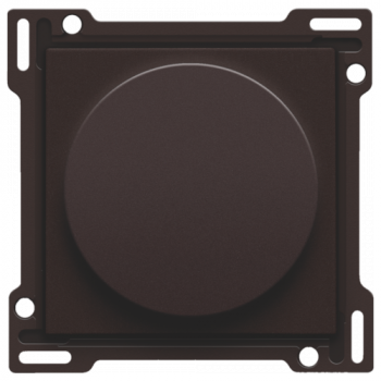 niko set de finition 1-0-2 pour interrupteur rotatif pour moteurs dark brown coated (124)
