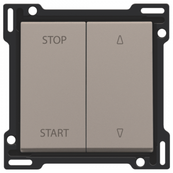 niko set de finition pour interrupteur pour volets à verrouillage électrique bronze coated (123)