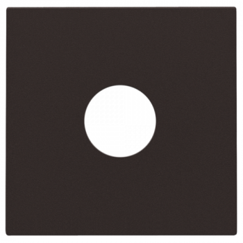 NIKO niko afwerkingsset voor enkelvoudige coaxaansluiting tv dark brown coated (124)