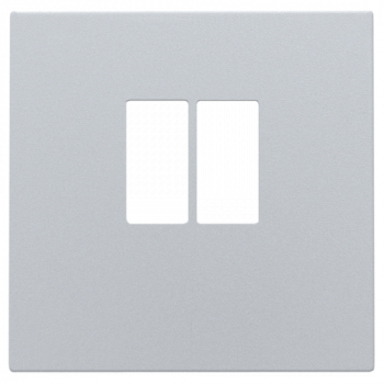 niko set de finition pour prise simple haut-parleur ,sterling coated (121)