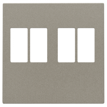 niko plaque de finition pour raccordement audio double bronze coated (123)