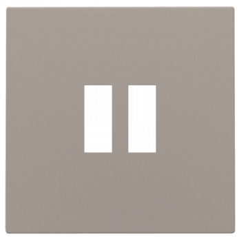 NIKO niko afwerkingsset voor dubbele usb-a-lader bronze coated (123)