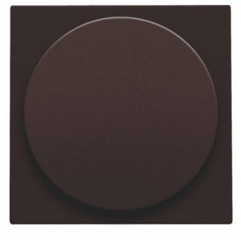 niko afwerkingsset inclusief draaiknop voor draaiknopdimmer of extensie dark brown coated (124)