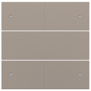 NIKO niko afwerkingsset voor 4-voudige potentiaalvrije drukknop 24v met leds bronze coated (123)