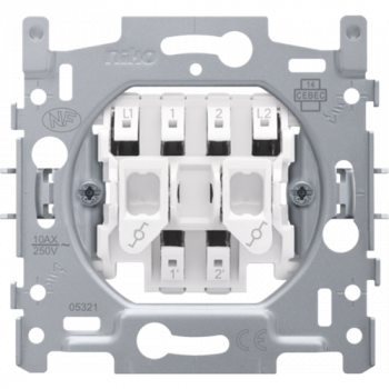 niko socle interrupteur double va-et-vient connexion rapide