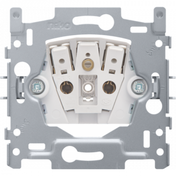 niko socle pour prise de courant sans terre ,profondeur d'encastrement 21 mm 16A , connexion rapide