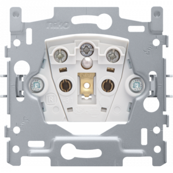 niko sokkel voor stopcontact met aarding ,inbouwdiepte 21 mm 16a schroefklemmen