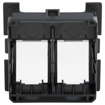 niko adaptateur 9.1 exécution oblique double pour connecteurs rj 650-450xx