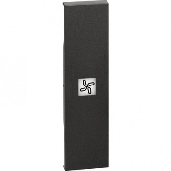 living now touche pour interrupteur avec sigle ventilation 1 module