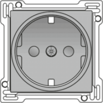 afwerkingsset stopcontact met randaarding 28.5mm (121)