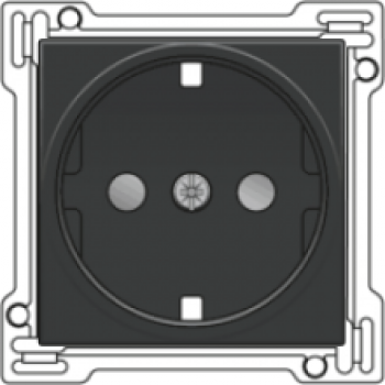 NIKO afwerkingsset stopcontact met randaarding 28.5mm (122) NIKO afwerkingsset stopcontact met randaarding 28.5mm (122)
