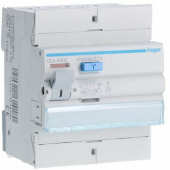 HAGER interrupteur différentiel 4p 40a 100ma type a