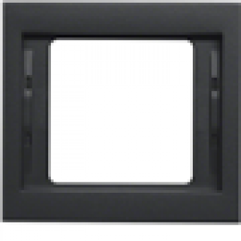 BERKER k1 plaque de recouvrement simple anthracite mat laqué BERKER k1 plaque de recouvrement simple anthracite mat laqué