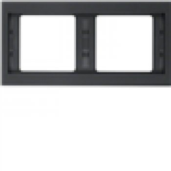 k1 afdekraam 2 v hor. antraciet mat