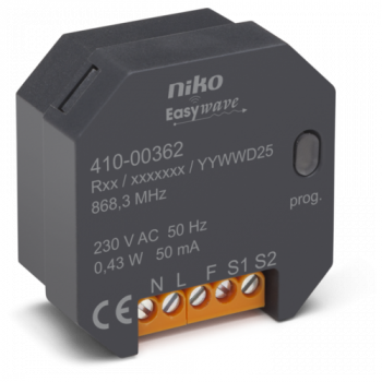 NIKO draadloze 2 kanaalszender easy wave protocol