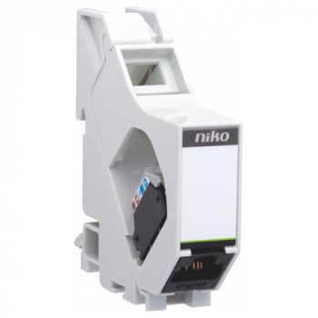 niko module rail din avec connecteur rj11 non blindé