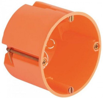 boîte d'encastrement simple profondeur 61mm diametre 68mm