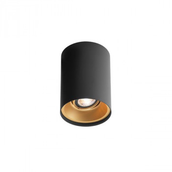 wever & ducre solid 1.0 par 16 b/g black + gold gu10 ip20
