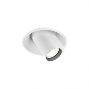 wever & ducre bliek round recessed 1.0 par16 max 12w white blade springs