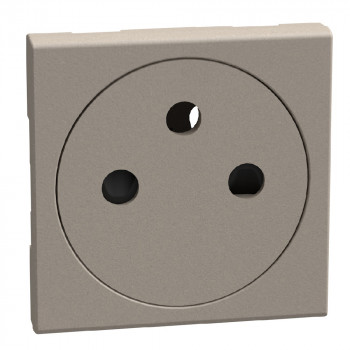 light now sierplaat voor contactdoos 2p+a 2 modules stone