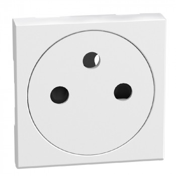 light now sierplaat voor contactdoos 2p+a 2 modules wit